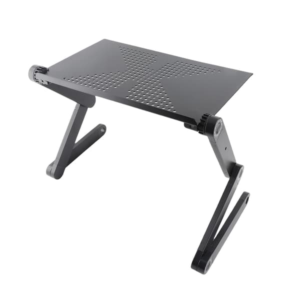Justerbart sengeskrivebord i aluminium, bærbart foldbart laptopstativ til hjemmekontorbrug