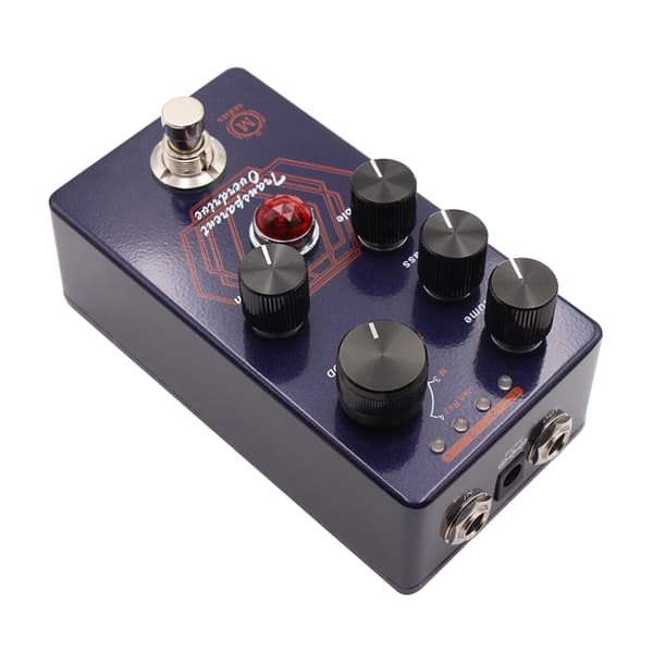 MOSKYAudio Overdrive Gitarr Effektpedal 4 Lägesomkopplare & Volym/Bas/Diskant/Gain Kontroller Kompakt Bärbar Digital Overdrive Gitarr Effektor Effekt P