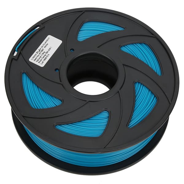 Himmelblå 1,75 mm 1 kg PLA-printer Lang filamentudskrivningsmateriale til 3D-printer