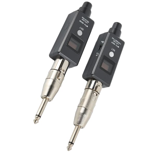 Trådløst mikrofonsystem XLR-sender modtageradapterkit til dynamisk mikrofon