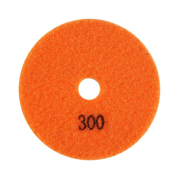 4\" Diamant polerpuder til granit, marmor, beton - Våd/tør, 4 tommer sæt