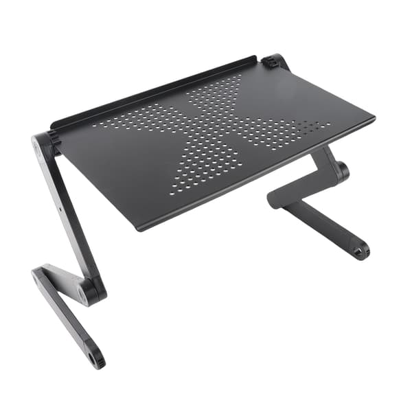 Justerbart sengeskrivebord i aluminium, bærbart foldbart laptopstativ til hjemmekontorbrug