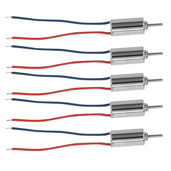 Högvarvig kärnlös mikromotor för modellleksak - 5-pack (4,5V DC)