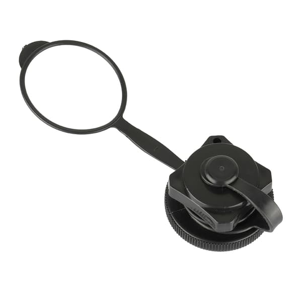 Udskiftning af luftventil til gummibåd - 22,9 mm udvendig diameter, sort plast, universel pasform