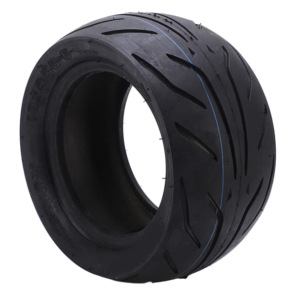 Elscooterdäcksbyte 10x4.50-6, slanglöst gummihjul för pendling