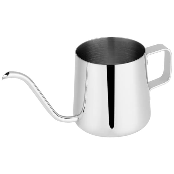 Svansehalskedel i rustfrit stål til Pour-Over kaffe Teværktøj (Sølv, 250 ml)