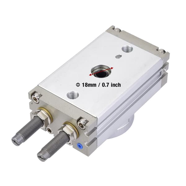 180 graders roterende pneumatisk luftcylinder MSQB-20R med buffer