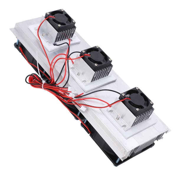 Halvledarkylmaskin Termoelektrisk Peltier Kylsystem Kit 3 Fläktar
