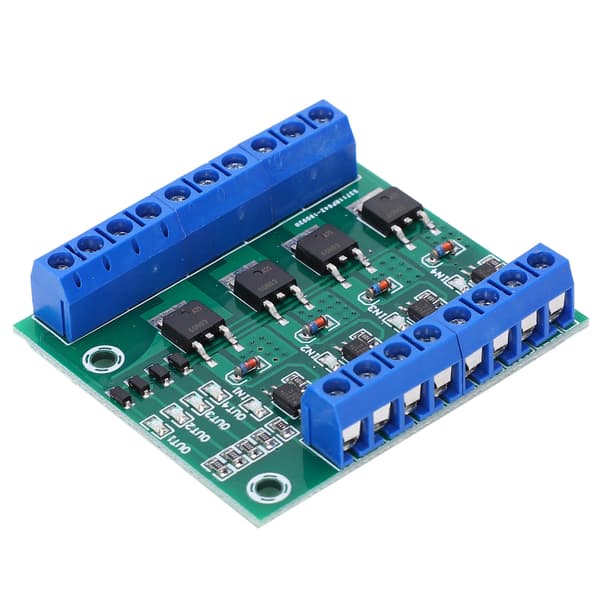 4-vejs MOS-rørforstærkermodul med PLC og signal-LED-indikator
