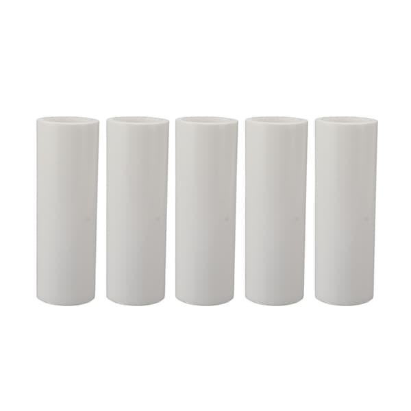 5-pack statiskfri luddrullepåfyllning, superklibbig för djurhår, kläder, 12\"