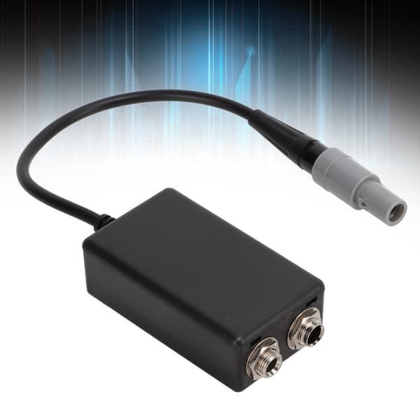 Luftfart headset adapter GA Dual Female til LEMO 6-bens hanstik til pilot