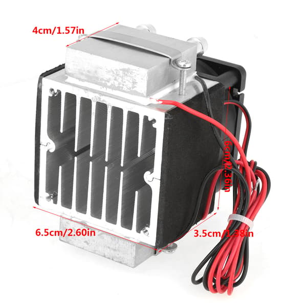 2-chip 12V 144W Elektronisk Halvleder Køling DIY Luftkølesystem
