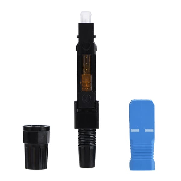 100 stk. SC Single Mode Fiber Quick Connector Adapter Kit til FTTH Netværksinstallation