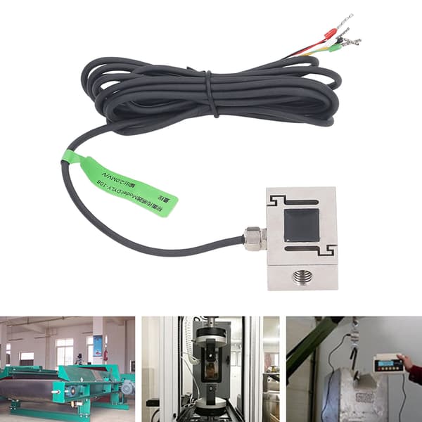 S Typ Lastcellssensor Rostfritt Stål Vågsensor Dragtryck Spänningskraftsensor 5‑15V