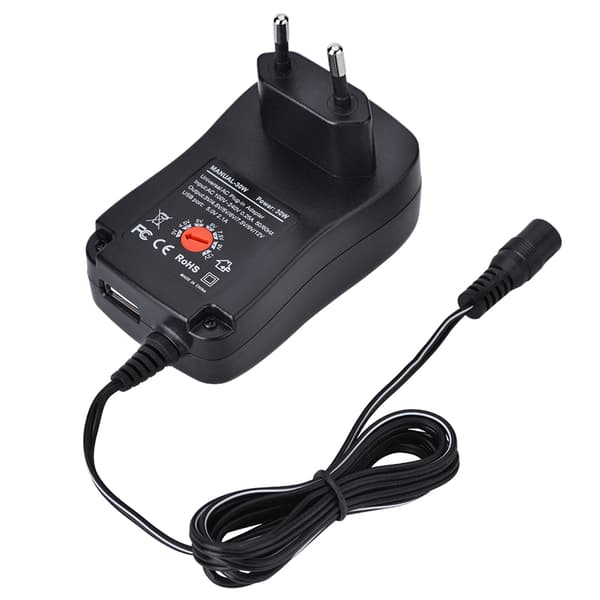 Universal USB strømadapter 5V 2.1A EU-stikoplader til mobile enheder