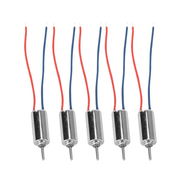 Högvarvig kärnlös mikromotor för modellleksak - 5-pack (4,5V DC)