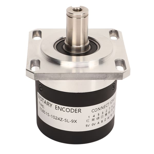 Roterende Encoder 1024 PPR 15mm Aksel 5-26V CNC Spindel Encoder E58S15-1024Z-5L-9X til Industrimaskiner