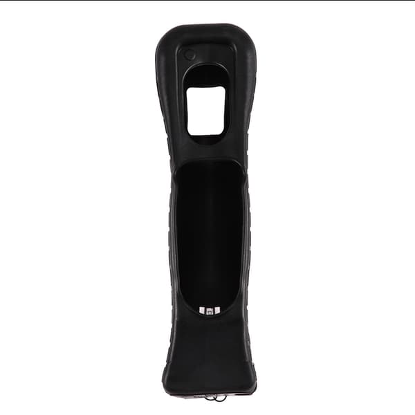 MotionPlus Sensoradapter til Nintendo Wii Remote, Sort Silikonecover, Beskyttelsesetui til Wii Controller