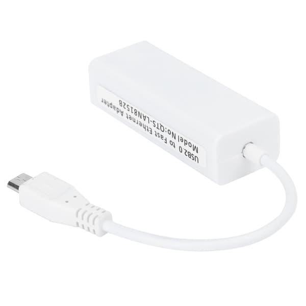 Micro USB til RJ45 Ethernet-adapter til Raspberry Pi Zero 1.3/W, Netværks-LAN-stik, Kompakt Plug-and-Play