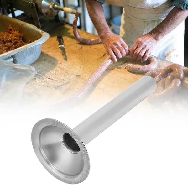 Pølsefylderrør i rustfrit stål Manuel kødhakker tilbehør 24 mm diameter