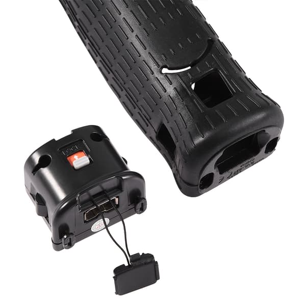 MotionPlus Sensoradapter til Nintendo Wii Remote, Sort Silikonecover, Beskyttelsesetui til Wii Controller