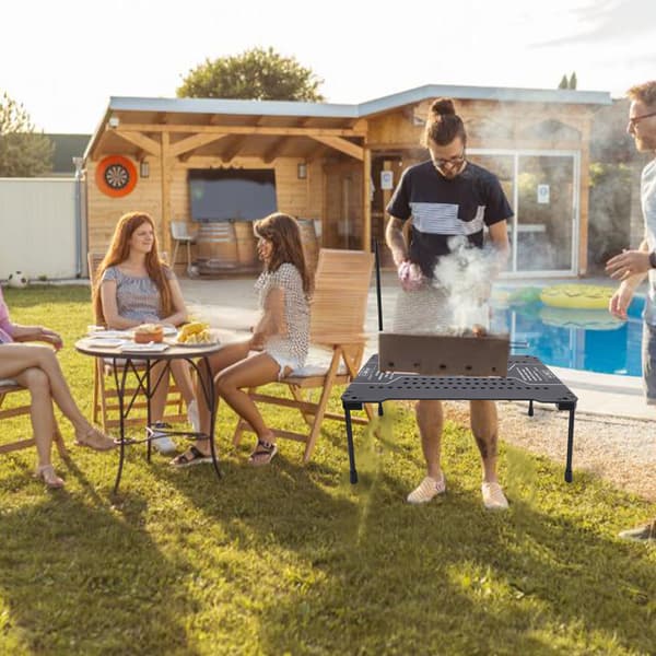 Camping IGT-bord Lyftbart Hopfällbart Multifunktionellt Bärbart IGT Modulbord för Utomhusgrill