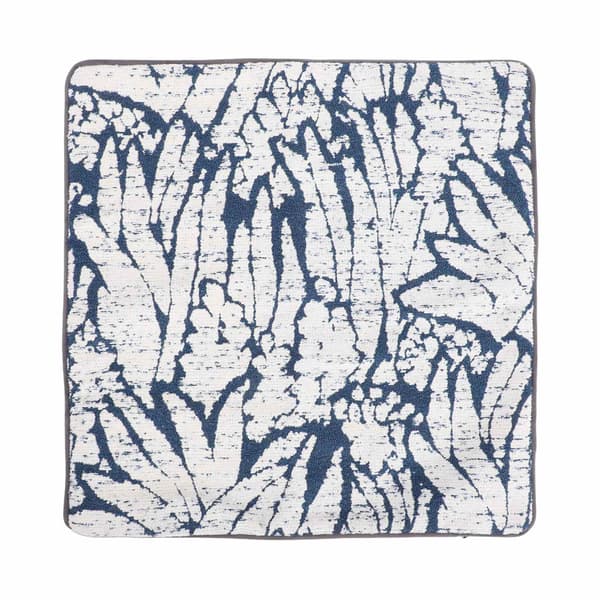 4 stk. bondegårds-boho sofapudebetræk blå hvid stribet 45x45 cm til sofa, seng, stueindretning