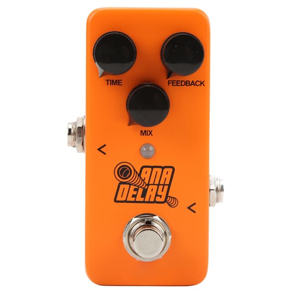 Digital Delay Gitarr Effekt Monoblock Knoppjustering Metall Effektor Pedal Ljudprocessor