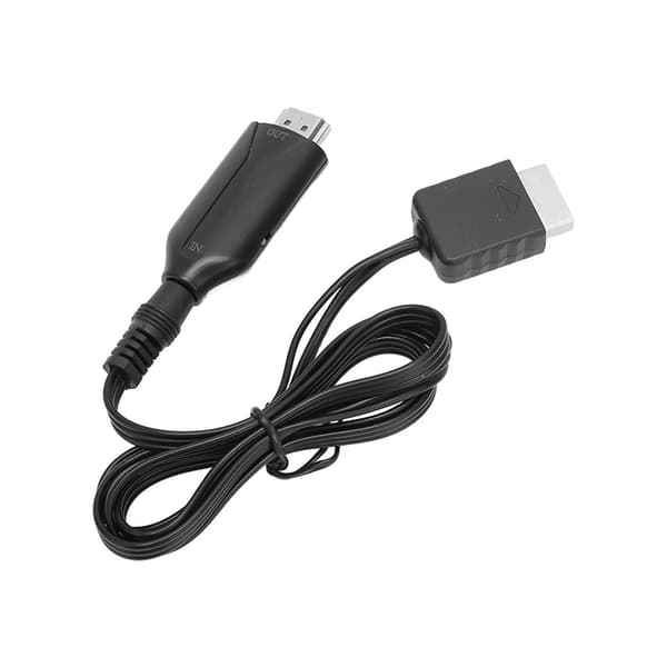 PS1 till HDMI Multimedia Gränssnittskabel Plug and Play Spelkonsol Videoadapter för PS2