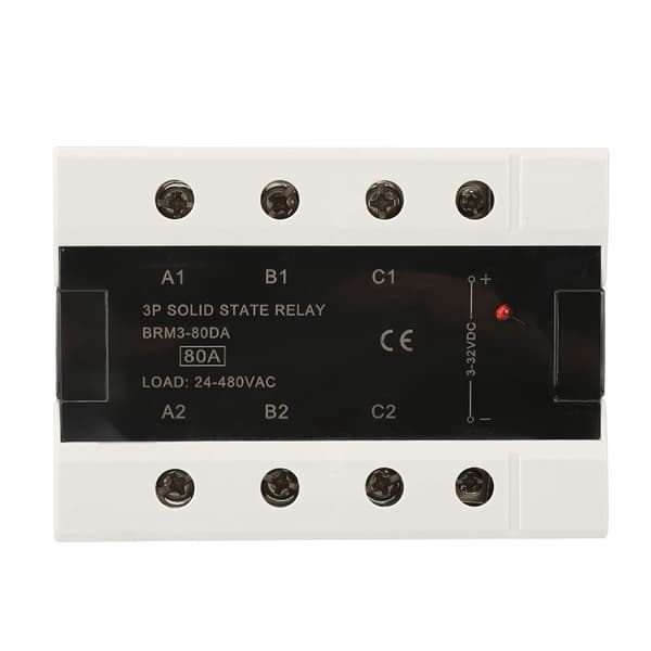 Belastning 24-480VAC Trefaset Solid State Relæ (BRM3-80DA)