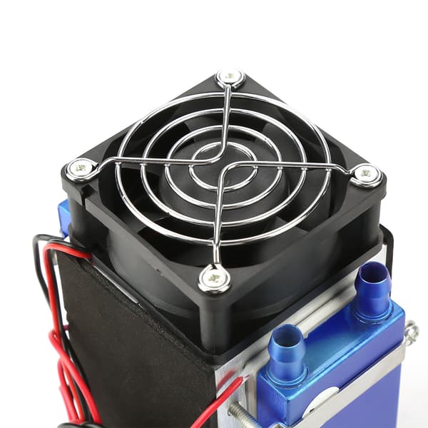 12V 4-chip termoelektrisk køler Peltier-modul DIY luftkøler radiatorsæt