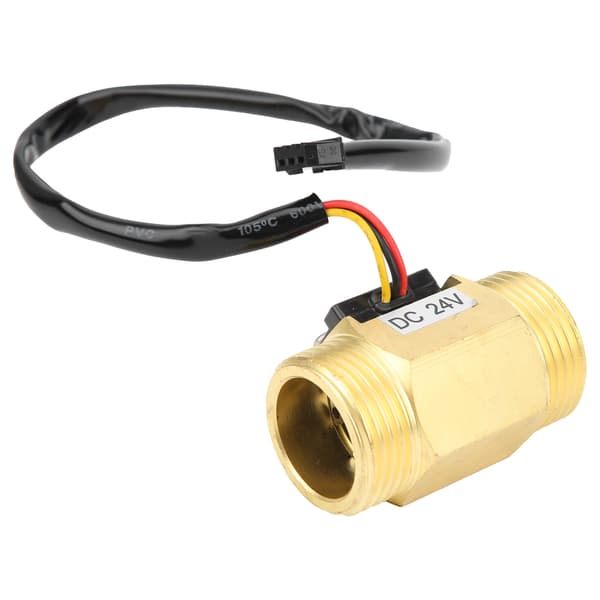 Hall flödesmätare strömbrytare G1\" vattenflödessensor DC24V 2-50L/Min