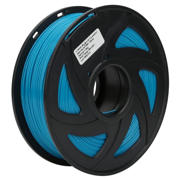 Himmelblå 1,75 mm 1 kg PLA-printer Lang filamentudskrivningsmateriale til 3D-printer