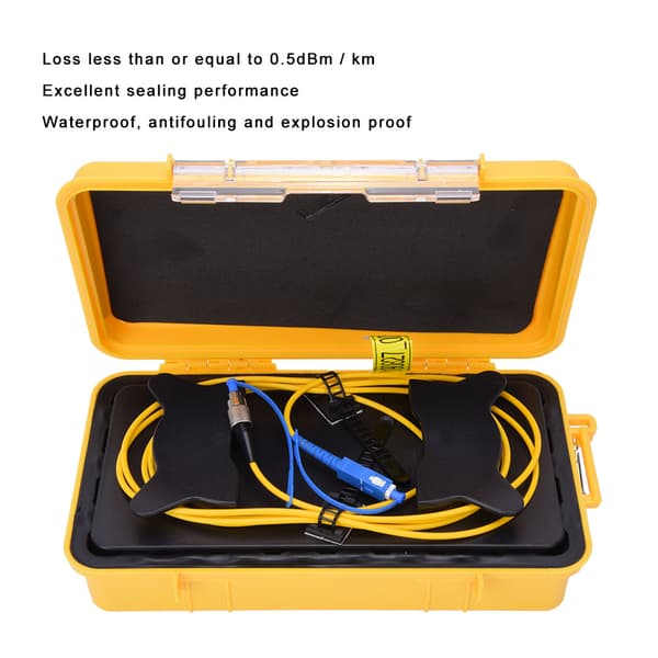 Fiberoptisk OTDR-startkabelbox Sc UPC Fc UPC OTDR Dead Zone Eliminator Singelmod 500M