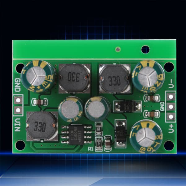 12V DC-DC Step Up Down Regulator: ±12V Dobbelt Udgang Strømforsyningsmodul