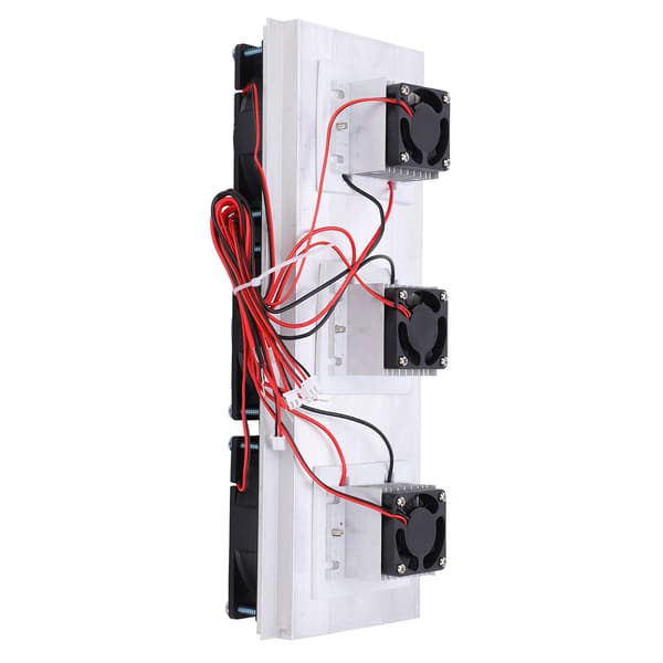 Halvledarkylmaskin Termoelektrisk Peltier Kylsystem Kit 3 Fläktar