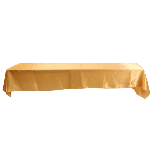 Gul fläckresistent rektangulär duk 145x320cm för bröllopsbankett festdekor