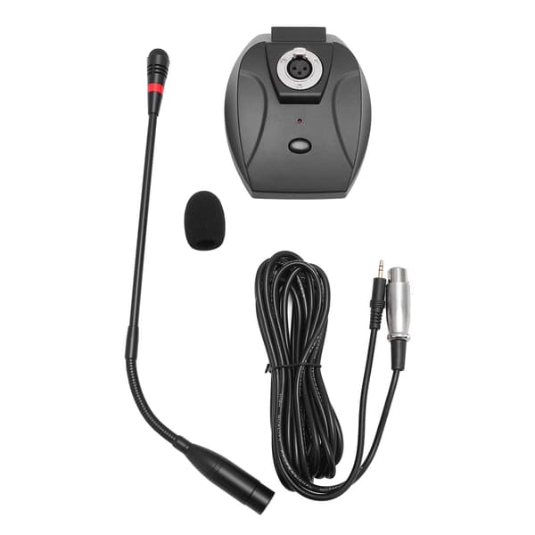 Svanehals kondensatormikrofon XLR-stik Bordmikrofon til foredrag konferencer videomøder