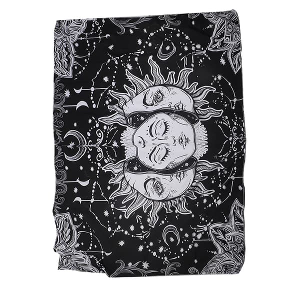 Bohemisk polyester väggbonad för sovrumsinredning, 150x200cm, Boho stil väggkonstpanel