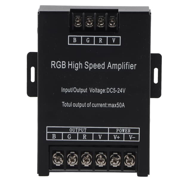 RGB LED Strip Signalforstærker Repeater Modul DC5-24V Strømregulator til Lysstrips