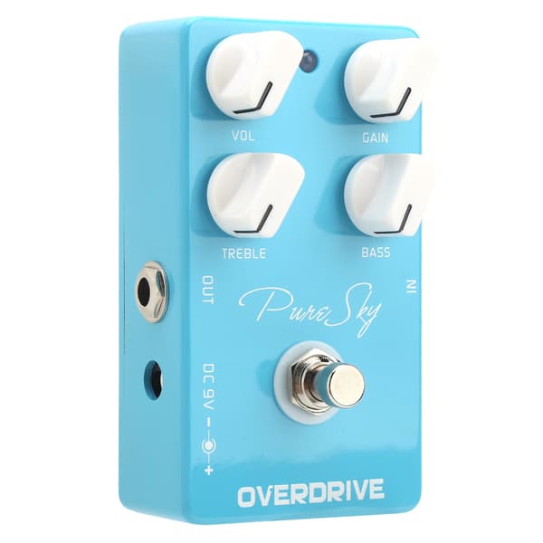 Overdrive Pedal Elgitarr True Bypass Effekt EQ Musikinstrument Tillbehör