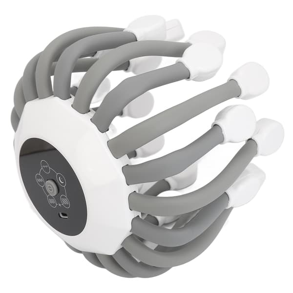 Elektrisk Huvudmassager 5 Lägen 3 Hastigheter 20 Noder Infraröd LED Skalpterapi