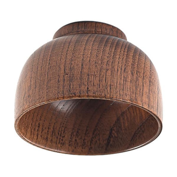 Træ Antik Japansk Suppe Ris Skål Sæt, 11x6.5cm, Rustik Husholdnings Serveringsfad til Børn og Voksne