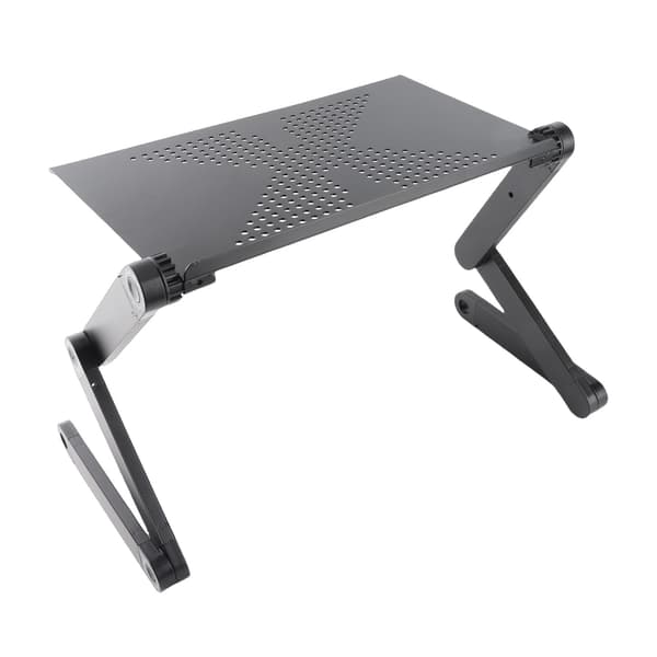 Justerbart sengeskrivebord i aluminium, bærbart foldbart laptopstativ til hjemmekontorbrug