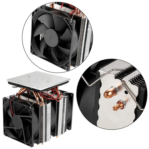 Halvleder kølekøleanordning Termoelektrisk køler 12V 10A DIY Minikøleskab