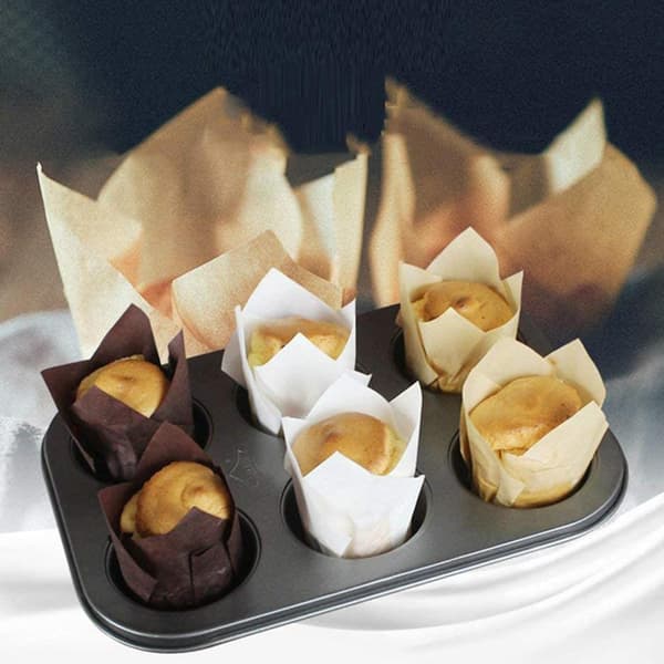 150 Tulip Mini Bageforme, Non-Stick Muffinsforme til Bryllupper og Fødselsdagsfestpynt