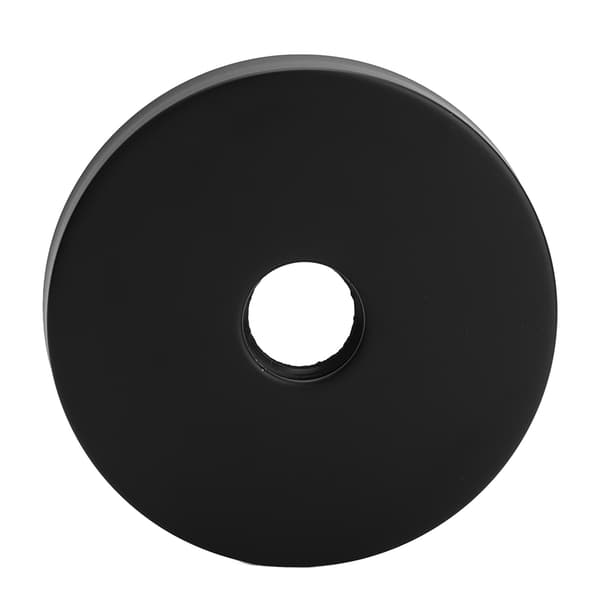 304 rustfrit stål brusearm flange dækplade G1/2in rør udskiftning sort