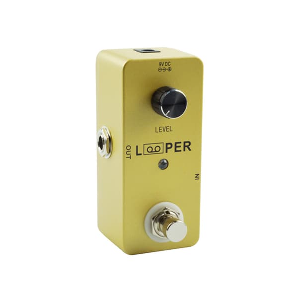 M-VAVE LOOPER Mini Gitarr Loop Elgitarr Looper Effektpedal Max. 5 minuters inspelningstid Obegränsade Overdubs Fullmetallskal