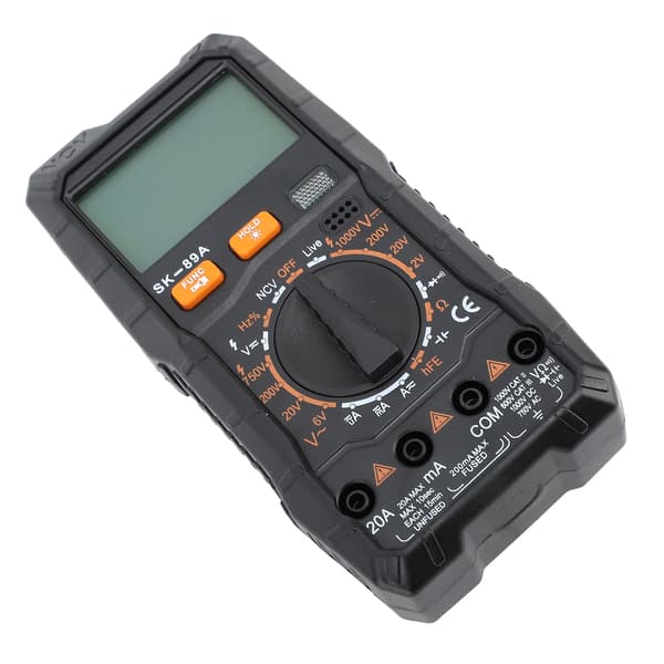 Digitalt Multimeter Auto Ranging Stemmeudsendelse AC DC Spænding Strøm Kapacitans Modstand Frekvens Tester