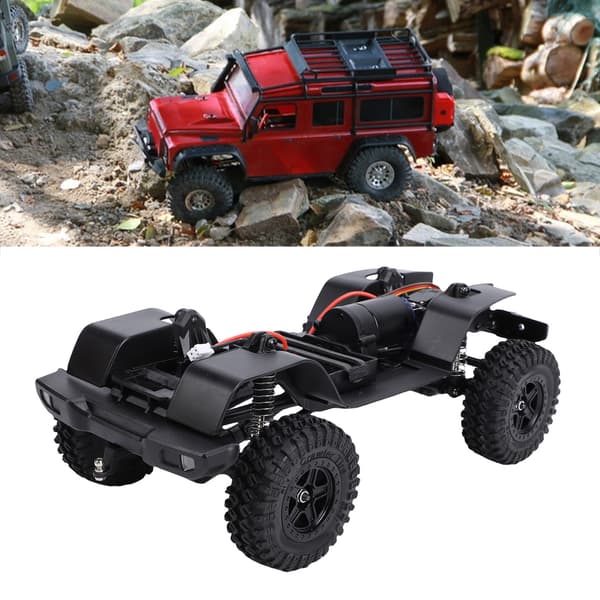 RC Bil Chassis Ramme Erstatning til Defender 1/18 Modelbil Plast Samlet Chassis Ramme